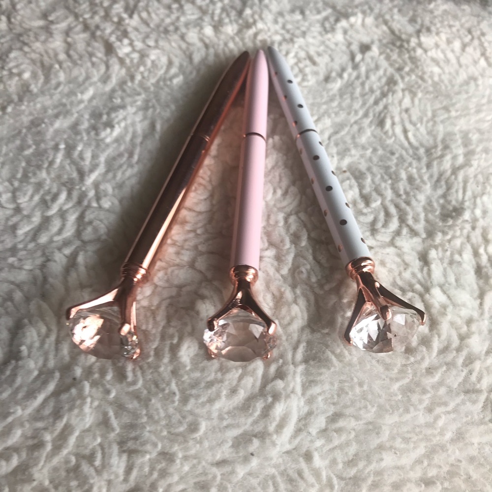 Set of 3 Diamond Pens